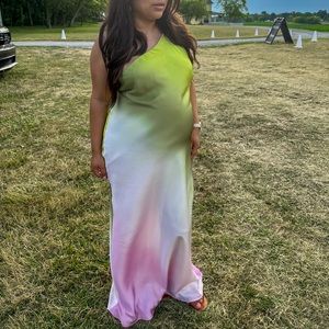 Asymmetrical Tie Dye Zara Dress XL